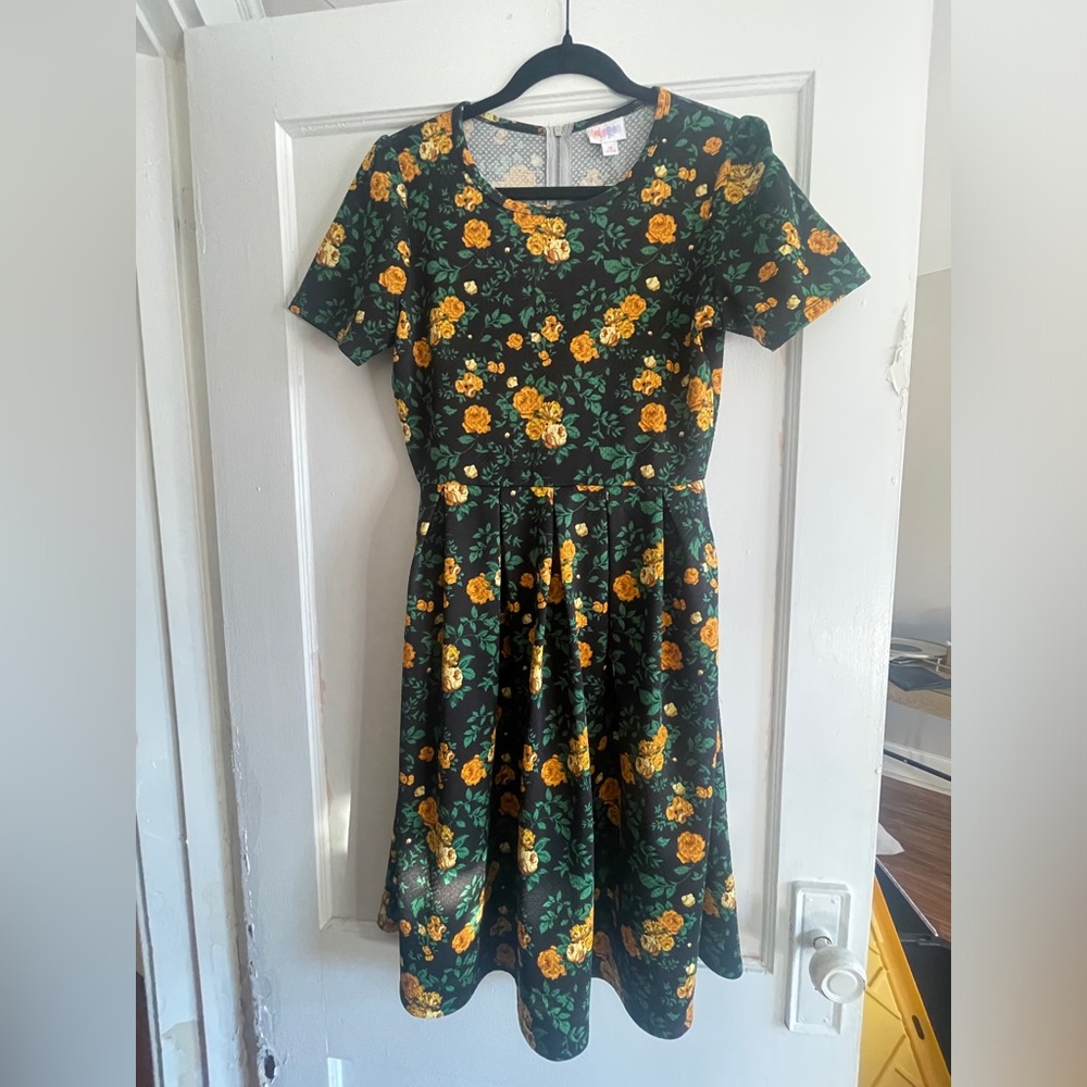 Lularoe Casual A-Line Floral Dress